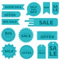 Sale, special offer, best price icons