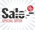 Sale special offer, vector illustracion