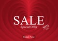 SALE special offers with simple and modern design Royalty Free Stock Photo