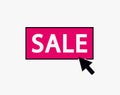 Sale Sing Tag. Vector Icon Template Design. Sticker Price