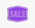 Sale Sing Tag. Vector Icon Template Design. Sticker Price