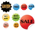 Sale stickers