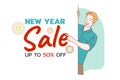 Sale story template, price drop, welcome happy new year ready for social media.