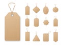 Sale tag and labels vector template set. Price tag on white background.