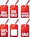 Sale tags Royalty Free Stock Photo
