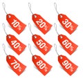 Sale tags Royalty Free Stock Photo