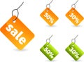 Sale tags Royalty Free Stock Photo