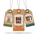 Sale Tags Design Royalty Free Stock Photo