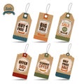 Sale Tags Design Royalty Free Stock Photo