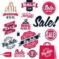 Sale tags. Sale banners set. Shopping. Royalty Free Stock Photo