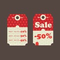 Sale Tags with sale messages