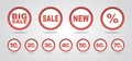 SALE Tags Royalty Free Stock Photo