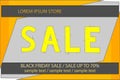 SALE template. Black Friday. For another sale, special offers.