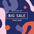 Sale template vector