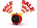 Sale time on alarm clock