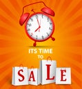 Sale time concept Royalty Free Stock Photo