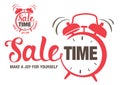 Sale time lettering