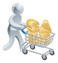 Sale trolley person