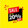 Sale up to 20% Off Vector Template Design Illustration