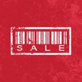 Sale vintage abstract grunge red background Royalty Free Stock Photo