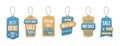 Set tags sale. Royalty Free Stock Photo