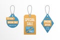 Set tags sale. Royalty Free Stock Photo