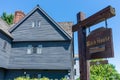 The Jonathan Corwin House in Salem, known as The Witch House in Salem,Massachusetts, USA Royalty Free Stock Photo