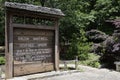 Salem Shotwell Covered Bridge sign Royalty Free Stock Photo