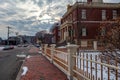 Salem, USA- March 03, 2019: Custom House at the Salem Maritime National Historic Site NHS in Salem, Massachusetts, USA. This Royalty Free Stock Photo