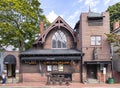 Old victorian house serves as Witch Dungeon Museum in Salem