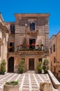 Salemi old square Royalty Free Stock Photo