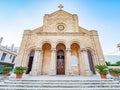 Salento, Apulia, church of Santa Maria di Leuca in southern of Italy Royalty Free Stock Photo