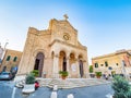 Salento, Apulia, church of Santa Maria di Leuca in southern of Italy Royalty Free Stock Photo