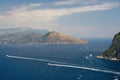Salerno Gulf on the Tyrrhenian Sea, Amalfi Coast, Italy