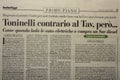 SALERNO, ITALY - NOVEMBER 1, 2019: The page of ITALY TODAY an Italian legal, economic, political newspaper for an editorial