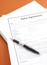 Sales agreement Royalty Free Stock Photo