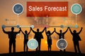 Sales Forecast Planning Strategy Business Concept Royalty Free Stock Photo