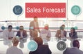 Sales Forecast Planning Strategy Business Concept Royalty Free Stock Photo