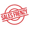 Sales Frenzy rubber stamp Royalty Free Stock Photo