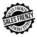 Sales Frenzy rubber stamp