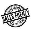 Sales Frenzy rubber stamp Royalty Free Stock Photo