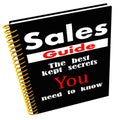 Sales guide of secrets Royalty Free Stock Photo