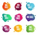 Sales Labels - Stickers Royalty Free Stock Photo
