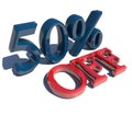 Sales 50 % off price lower down