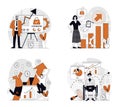 Sales Performance Flat Concepts
