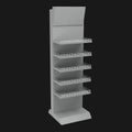 sales point stand 3d illustration