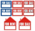 Sales and rent sign