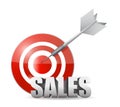 Sales target illustration design