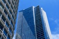 Salesforce Tower and Millennium Tower from Salesforce Park and Transit Center. - San Francisco, California, USA - 2021 Royalty Free Stock Photo