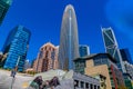 Salesforce tower san francisco with surrounding towers